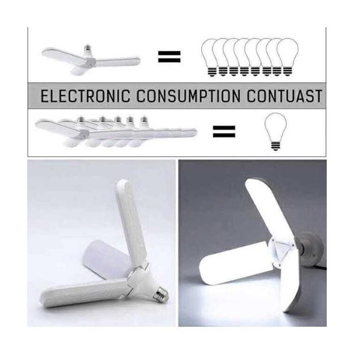 Lampu Bohlam Led Model Bentuk Kipas Baling Baling