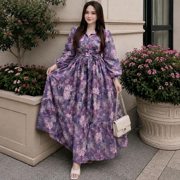 Dress Azurra/Dress Kekinian/Dress Nyaman dipakai