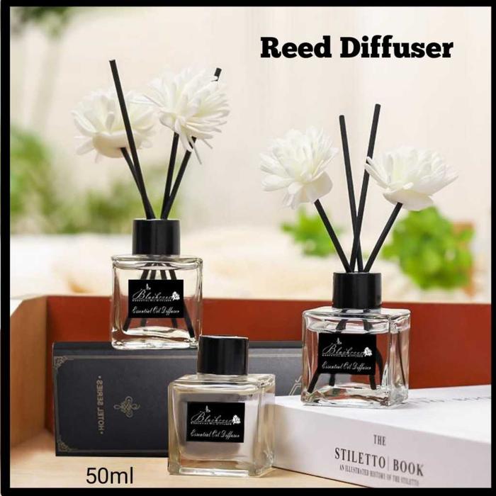 Reed Diffuser 50ml /Pengharum Ruangan/Reed Diffuser segi / Reed Diffuser Regular Reed Diffuser Pengh