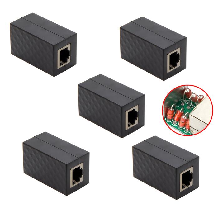 NGFF  5x Lightning Arrester RJ45 Female to Female Jack Extension