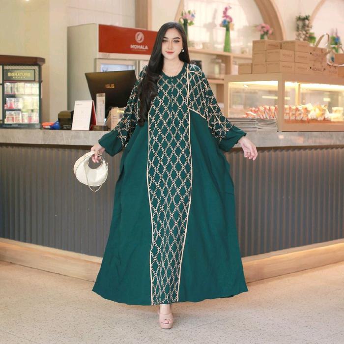 Kaftan Dinda Motif Kotak by Juragan Batik