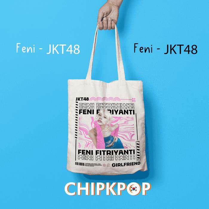 [PAKET SET FENI] [JKT48] I TOTEBAG OSHI FENI JKT 48 FANMADE BISA COD I TOTEBAG JKT 48 OSHI FENI I FE