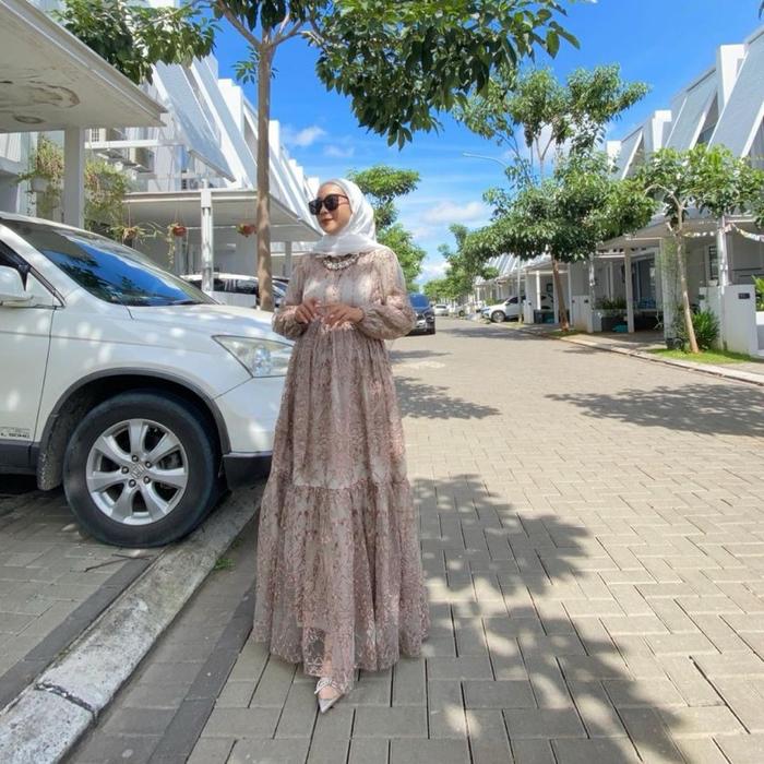 Hayya Premium Dress Brocade Import