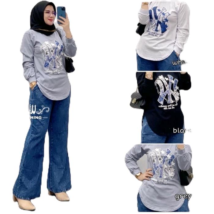 stelan enna set Dress wanita muslimah Gamis baju midi muslim gaun lebaran oneset hijab satu set sete