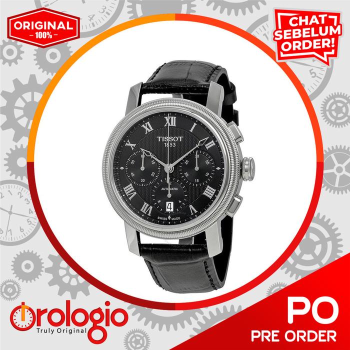 TISSOT Bridgeport Automatic Chronograph Black Dial Men's Watch