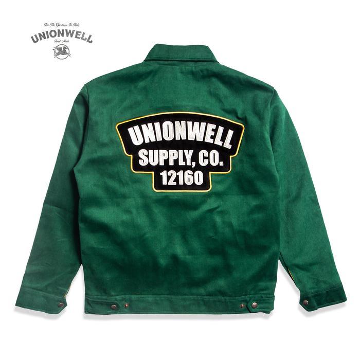 ADA Unionwell Work Jacket Zip Code Green