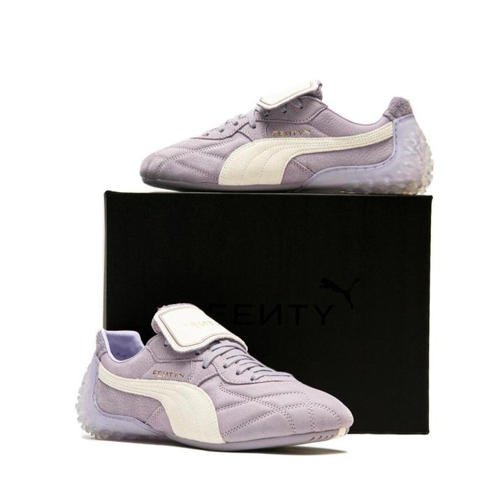 Puma Womens Avanti LS x Fenty Avanti BTS By Rihanna "Pale Plum-Alpine Snow/Puma Black-Prairie Tan" O