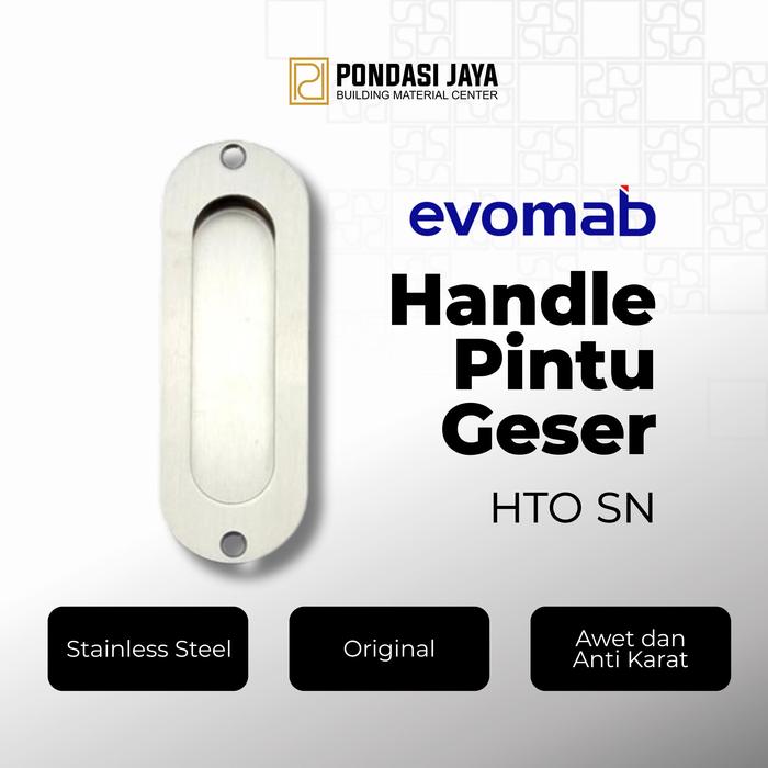 Evomab Handle Pintu Tanam Pintu Geser Kotak Pintu Sliding Stainless HTO