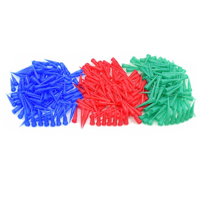 300pcs Tapered Dispensing Needle Tips 18G 22G 25G Plastic Needle