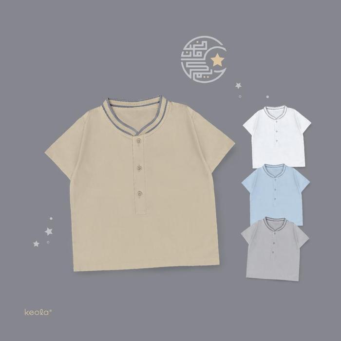 Ready Stok Keola -  Koko Dakara Shirt Series (Kemeja Koko Anak) Usia 1 – 6 Tahun / Premium Cotton Ko