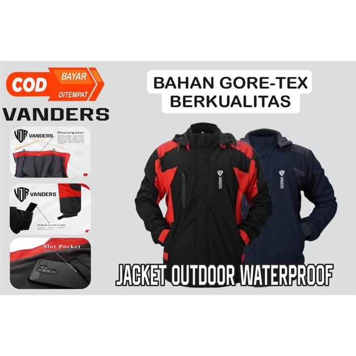 Vanders Official Store - Jaket Outdoor Vanders Waterproof Pria Original M L XL XL Best Seller Raider