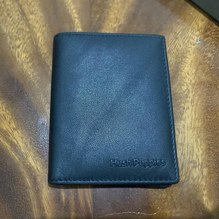 Hush Puppies Dompet Kulit Original Gabriel Card Wallet Preloved untuk Pria dan Wanita