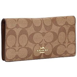 Dompet COC F75013 BREAST POCKET WALLET IN SIGNATURE KHAKI