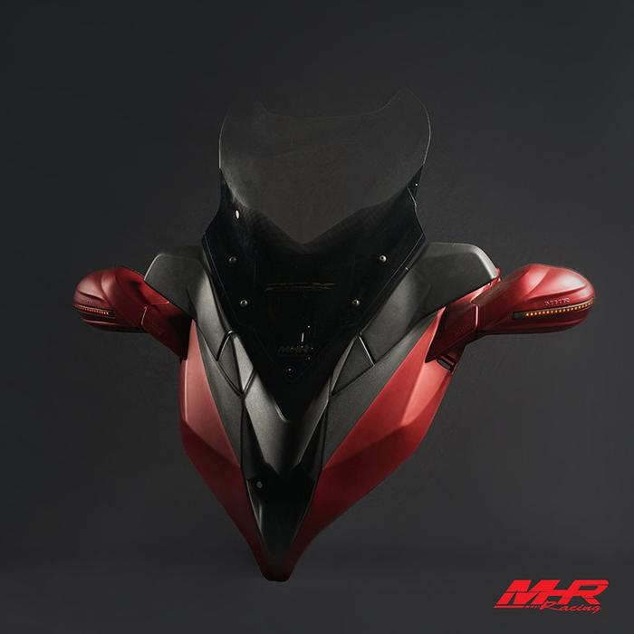 Tameng Windshield Custom Model Baby Forza Pnp Motor Honda All PCX-150 Lokal / Tameng MHR Racing + Wi