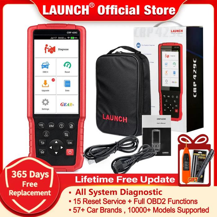 LAUNCH X431 CRP429C OBD2 Scanner Car OBD OBD2 Diagnostic Tool Full