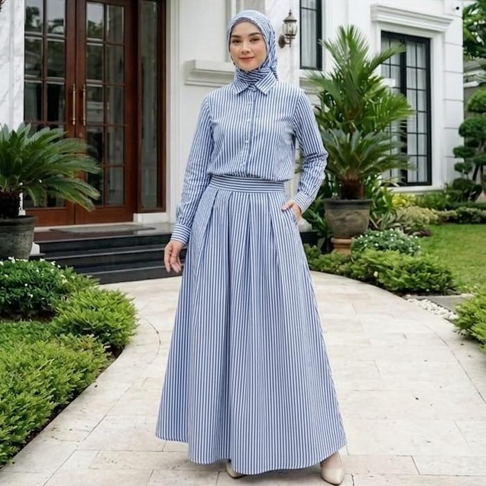 RS_Stelan one set rok motif tripe / one set rok motif salur