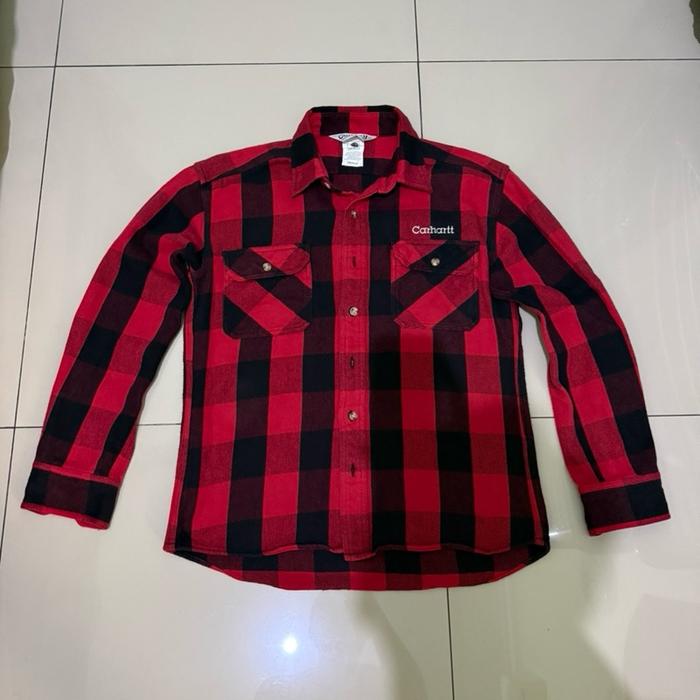 Baju kemeja flanel Carhartt Rare original M