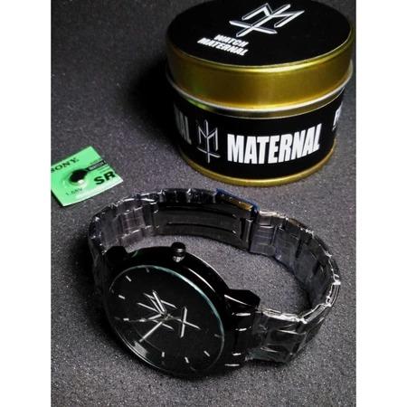 Jam Tangan - Fashion Jam Tangan Pria - Jam Tangan Maternal Original - Rantai dan Rubber - M