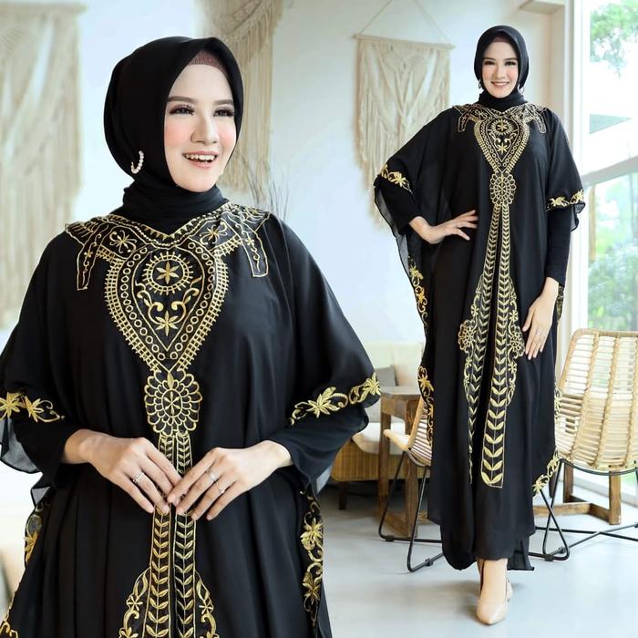 Kaftan Marsela Kaftan Jumbo Kaftan Wanita Bordir Kaftan Mewah Kaftan Jumbo