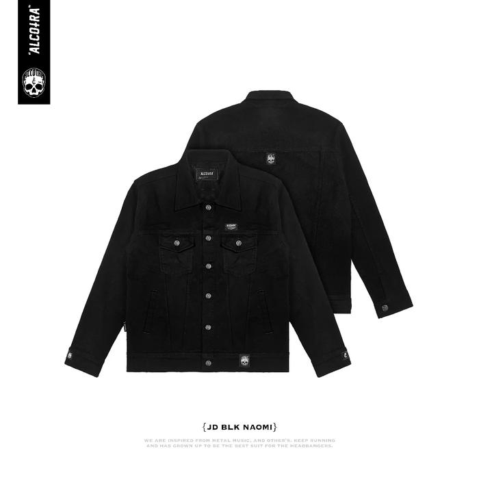 JD BLK NAOMI || JACKET DENIM BLACK NAOMI || KEMEJA ALCOTRA || ORIGINAL BRAND ALCOTRA JACKET DENIM