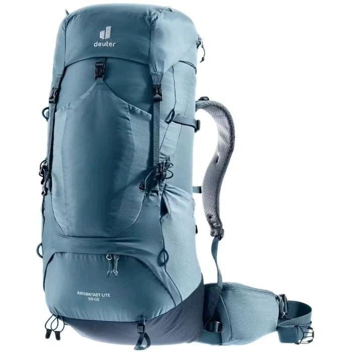 Tas Carrier Deuter Aircontact Lite 50 +10 Liter Camping Hiking - Ransel Keril Gunung