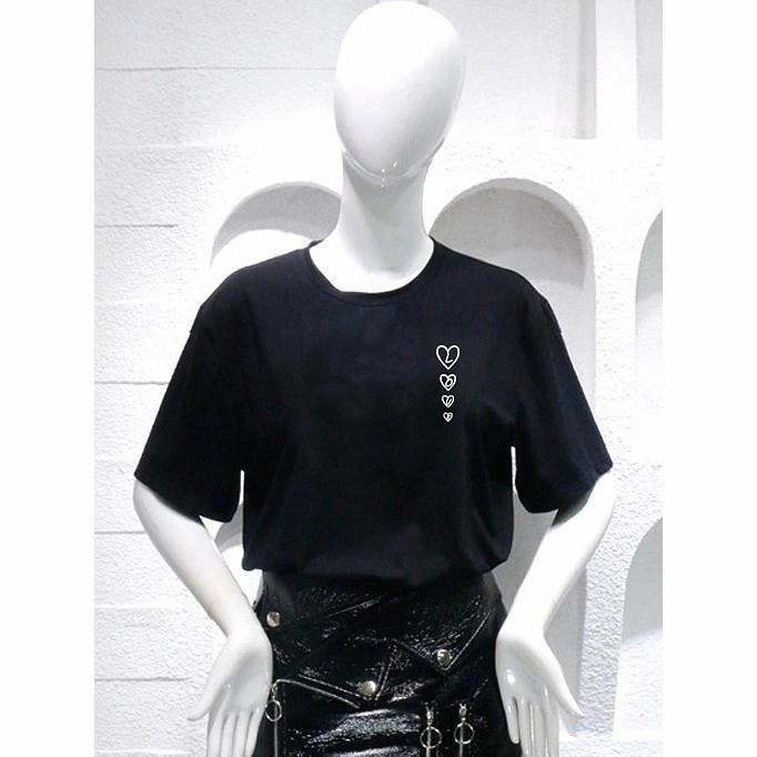 KAOS WANITA JISOO BLACKPINK - navy, M