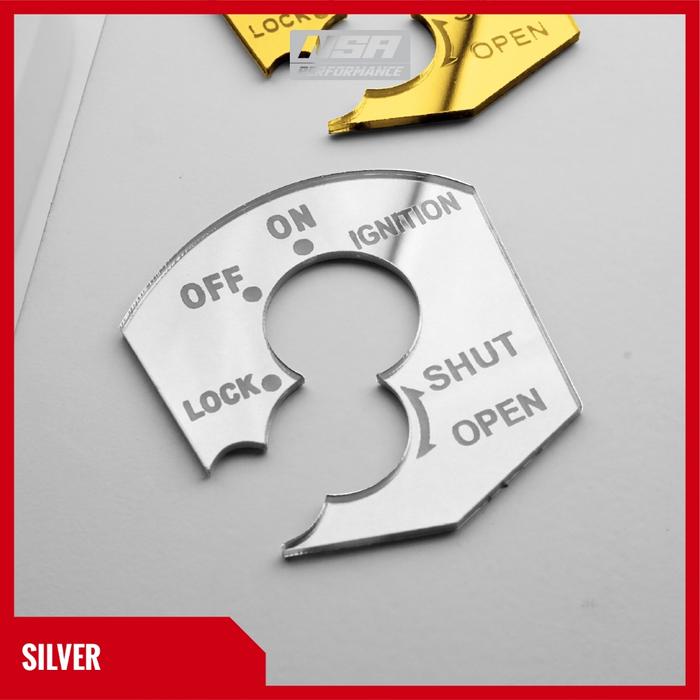 NSA EMBLEM COVER KUNCI KONTAK HONDA CBR 150 CB150R 2012 2013 K15GOLD SILVER MURAH & BERKUALITAS