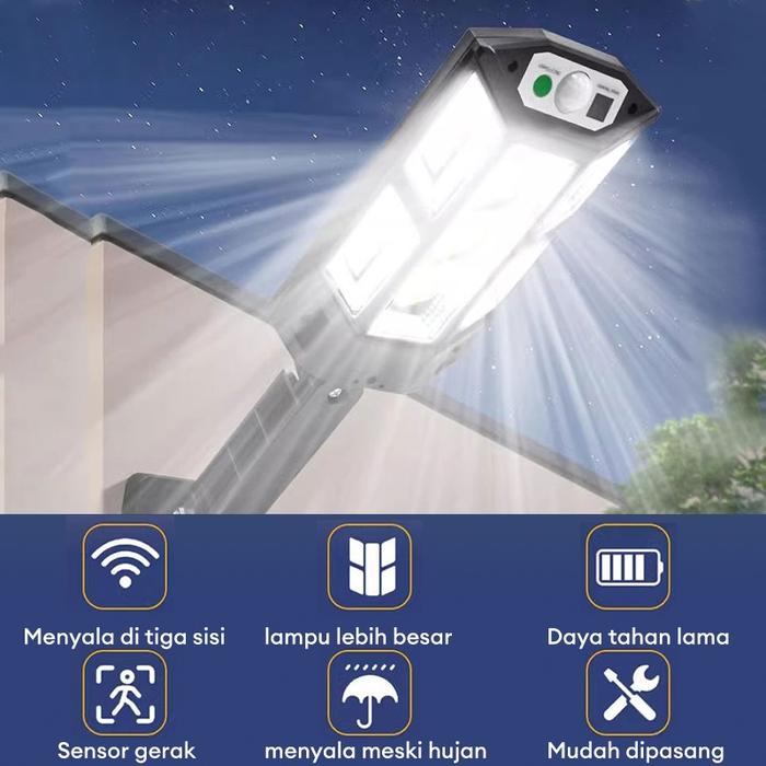 lampu jalan tenaga matahari Lampu Jalan LED Sensor Gerak Waterproof