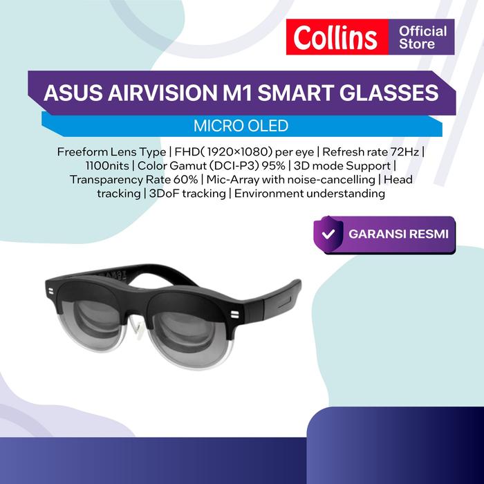 ASUS AIRVISION M1 SMART GLASSES MICRO OLED GARANSI RESMI ASUS