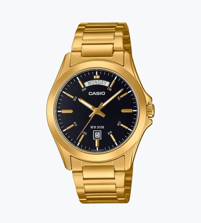 Jam Tangan Pria Casio original / ori mtp-1370g-1avdf mtp1370g1avdf mtp1370g mtp1370 1370d 1370 1av 1