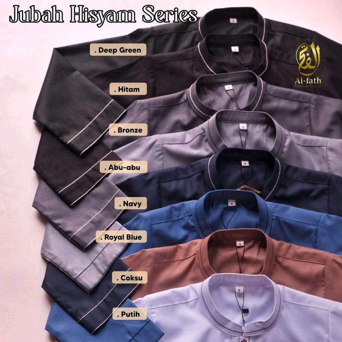 Grosir Jubah Hisyam Dewasa Series Jumbo Size XXXL Gamis  Pria Panjang Muslim Simple