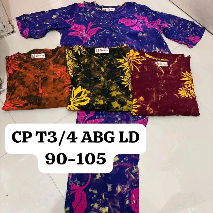 CP ABG TANGAN 3/4 BATIK SUNAN ORIGINAL ASLI