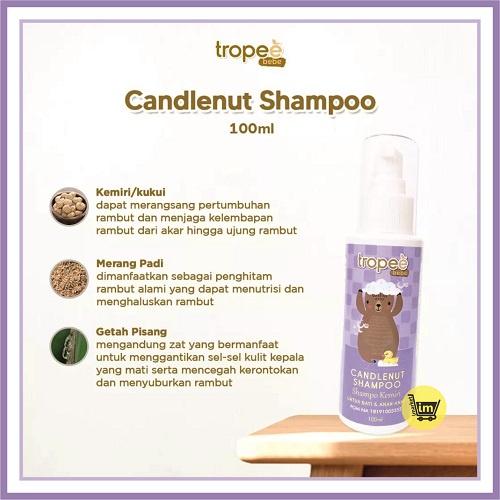 TROPEE BEBE | SAMPO KEMIRI ( CANDLENUT SHAMPO) 100 ML