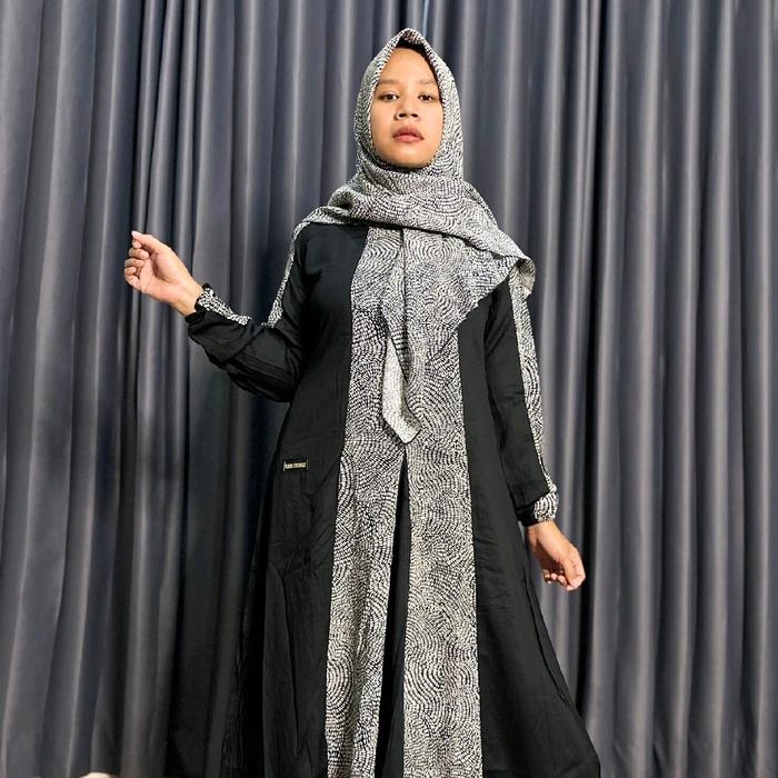 Anjani Store | One Set Hitam Putih l Anggun | Elegan | Formal | Daily