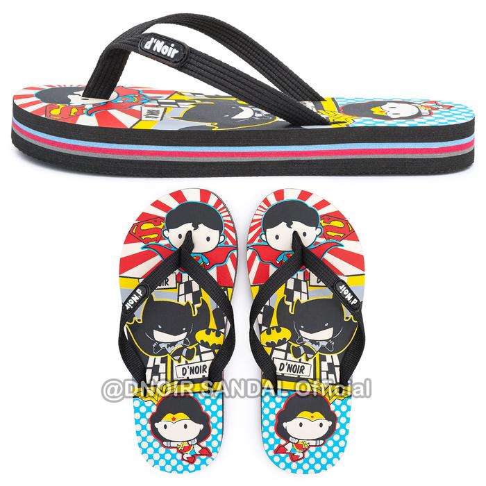 DNOIR Sandal Jepit Anak Laki Laki SUPERMAN size 25 - 36 Fashion