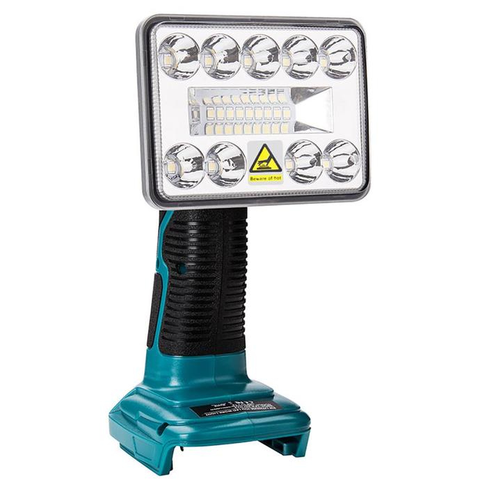 18V LED Flashlight 3 inch Outdoors Spotlight Light 1000lm for Makita BL1430 BL1830 Lithium Battery U