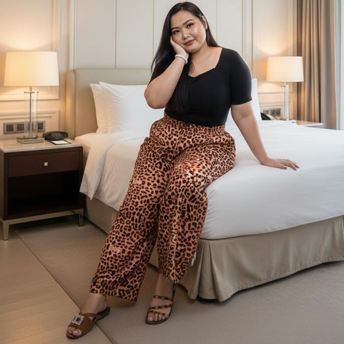 PREMIUM (READY) terjamin Kulot haigwaist super jumbo macan wanita resleting bawahan Kancing Panjang 