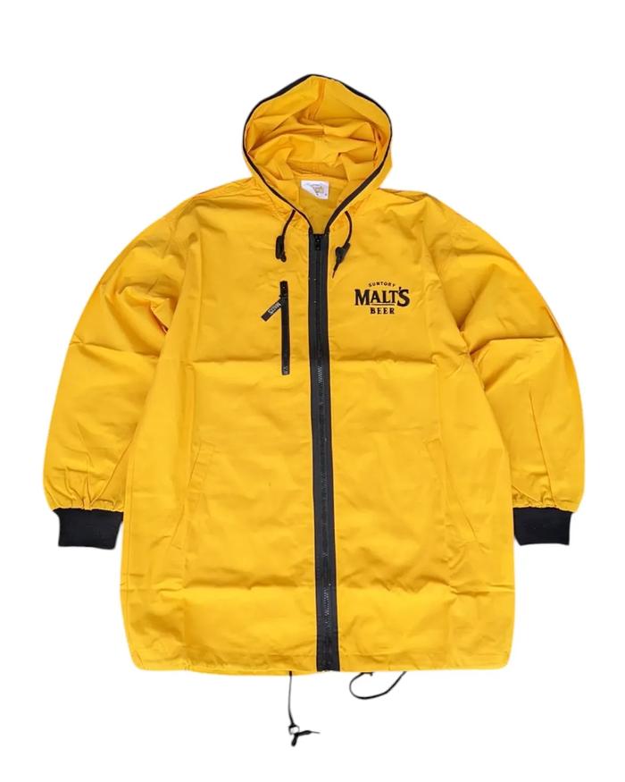 Jaket Pria Jaket Windbreaker Pria SUNTORY MALTS Kuning Size L