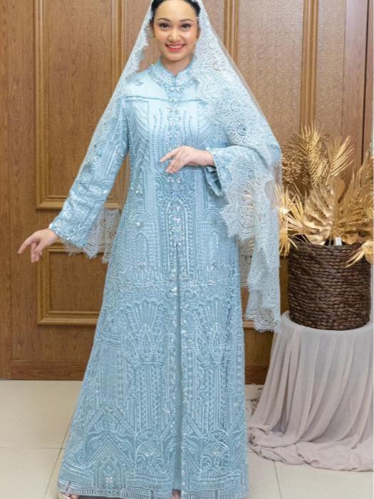 Tile Barok Gamis - Mint [Size S]