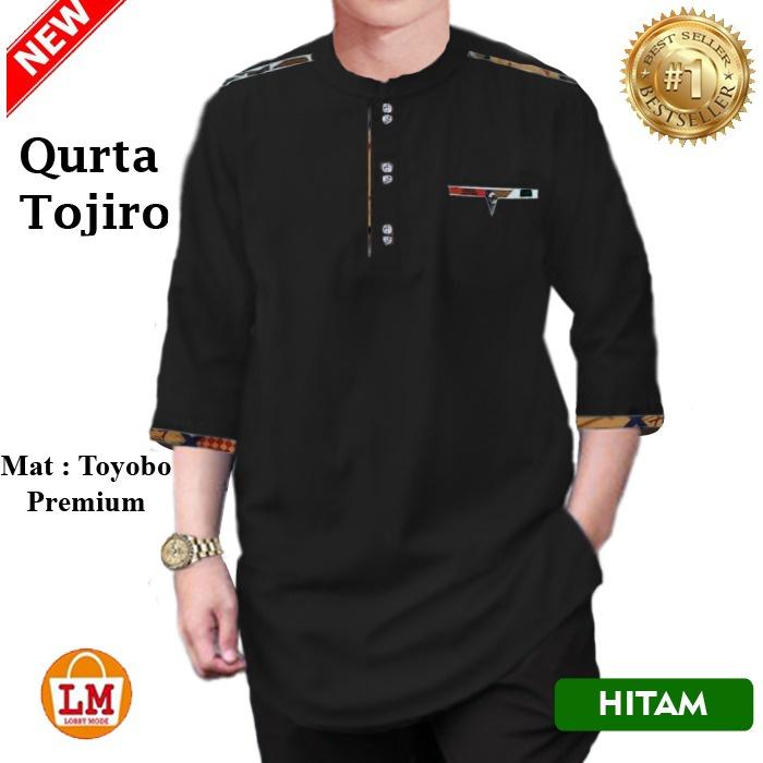 LOBBY MODE Baju Koko Pria Muslim QURTA TOJIRO bahan Toyobo Premium 23151 23153 23155 23157