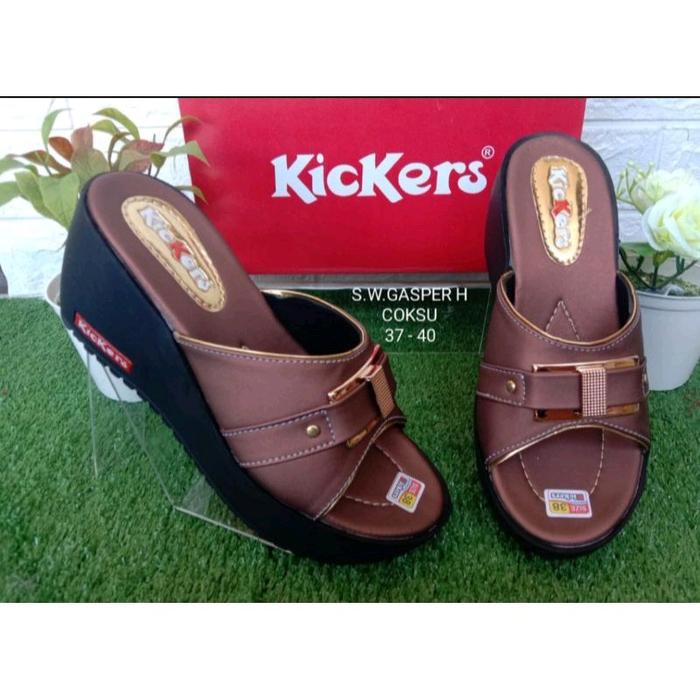 SANDAL WEDGES PEREMPUAN HAK SENDAL WANITA HAK TINGGI 7CM HIGH HILS CEWEK TERBARU SANTAI FORMAL ACARA
