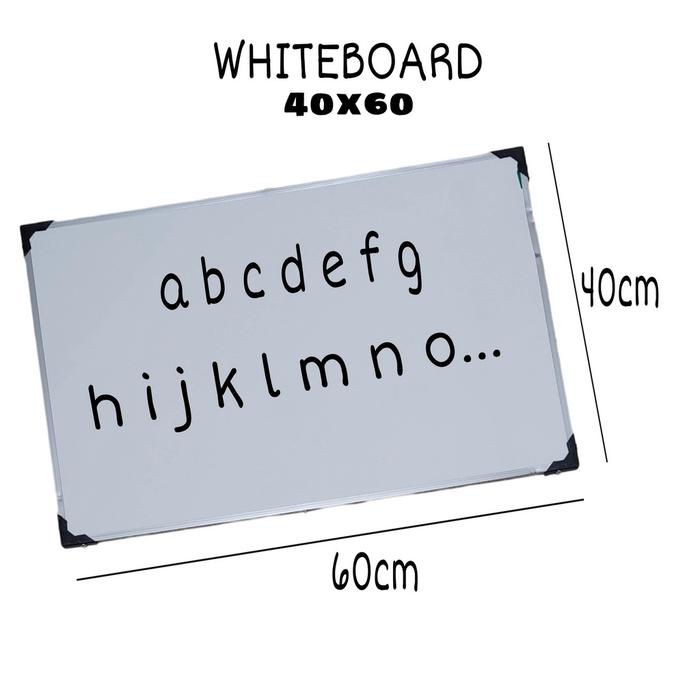Papan Tulis Whiteboard / Papan Whiteboard 40X60