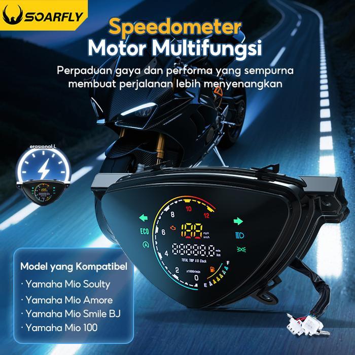 Discount Speedometer Mio Digital Spidometer Mio Sporty / Mio Smile Speedometer H4 Vietnam Yamaha Odo