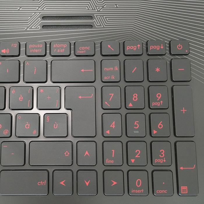 انها AR HE وحدة لوحة المفاتيح Palmrest حافظة لهاتف ASUS ROG GL752