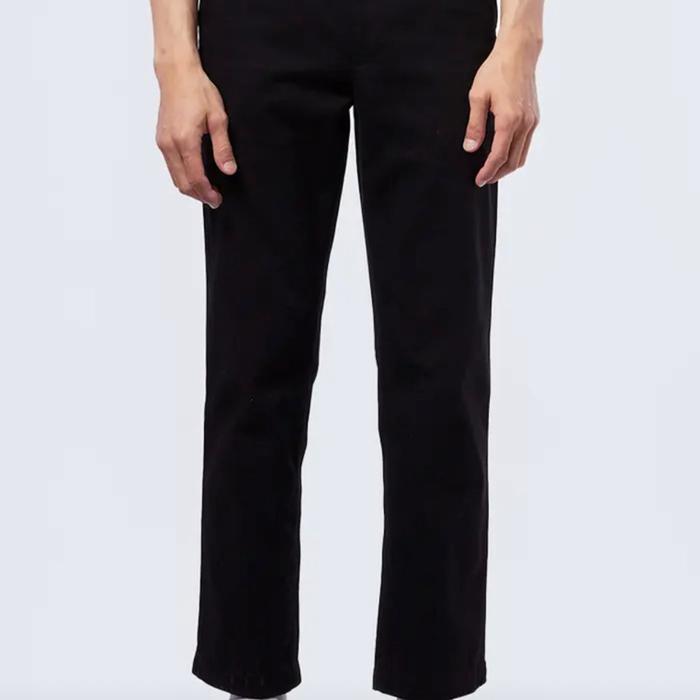 Celana Chino Executive Regular Fit Chinos Pants Black Hitam - Size 33