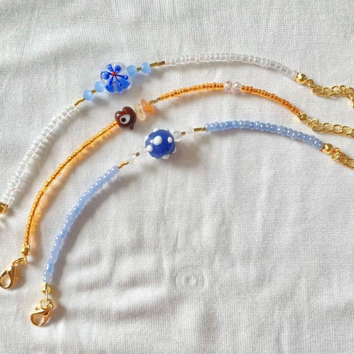 Gelang wanita beads kramik handmade wcraft.id