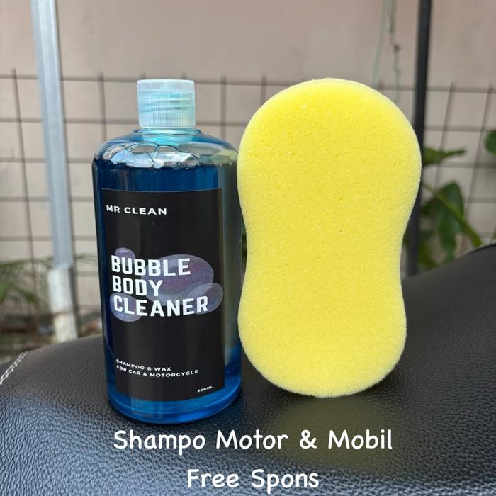 Shampo Sabun Motor & Mobil Bubble Gum Free Spons
