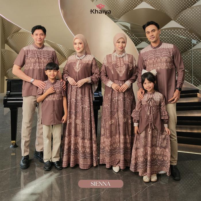 (PO Sarimbit Khaiya) - Senandung Raya Series Sienna Set Family Lebaran Luxury