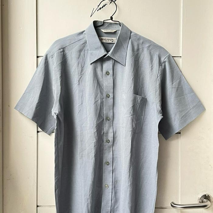 SALE!! BALMAIN PARIS Blue Shirt