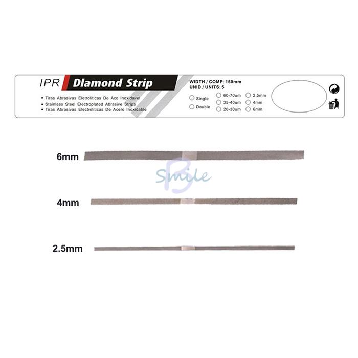 new arrival Dental Metal Polishing Stick Strip Single Side IPR